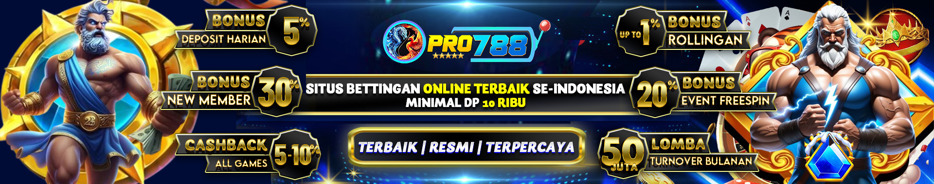 PRO788 - SITUS BETTINGAN TERBAIK & TERPOPULER DI INDONESIA